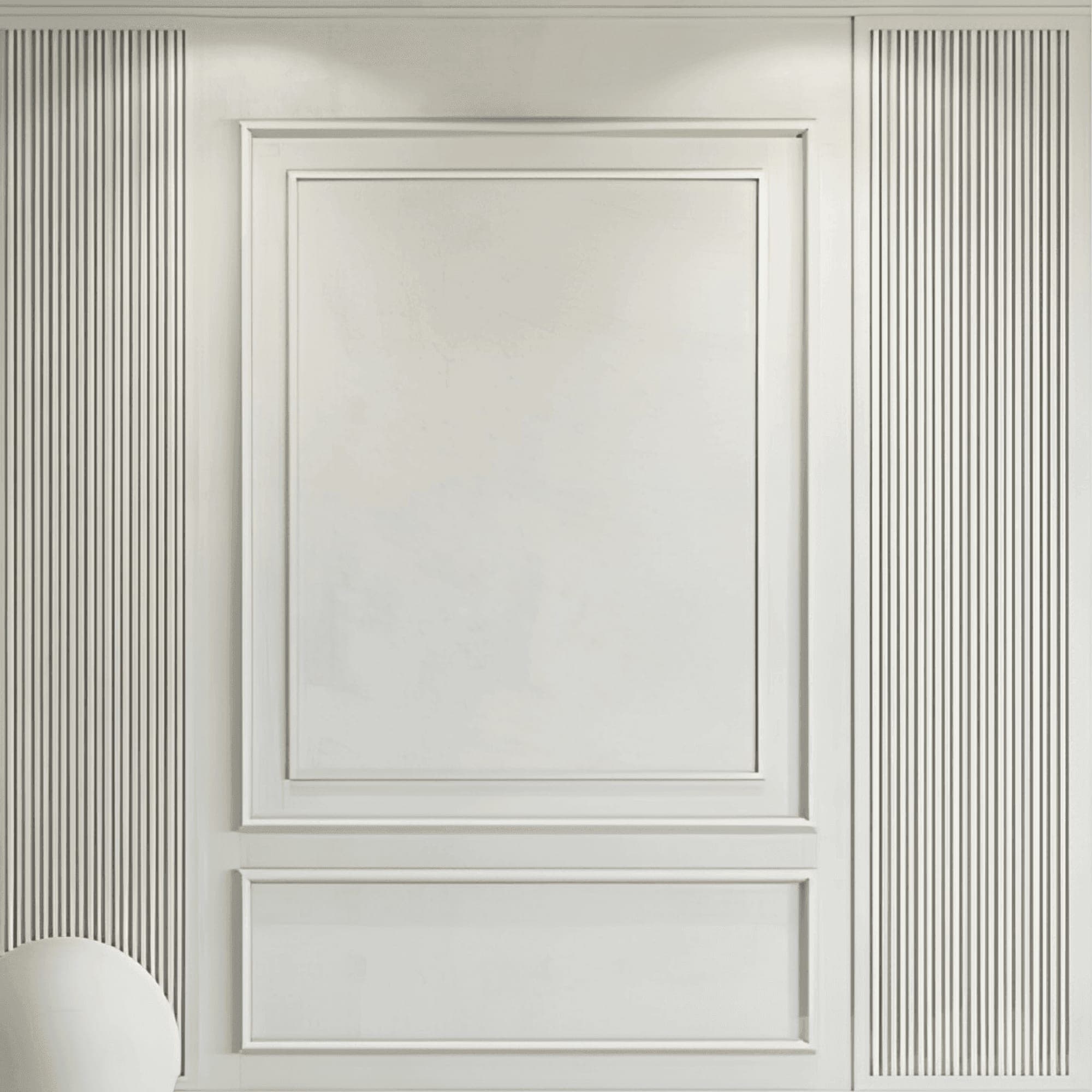 Box panel moulding, pilaster surround