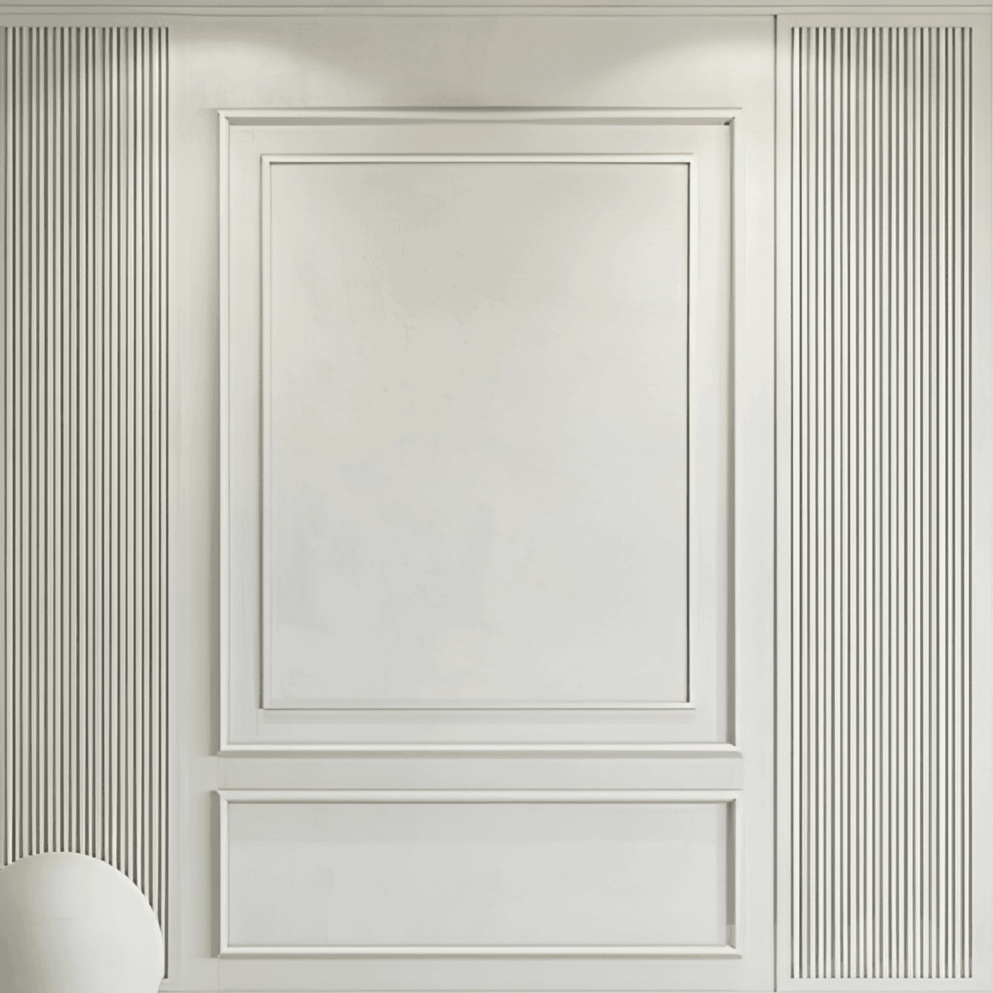 Box panel moulding, pilaster surround